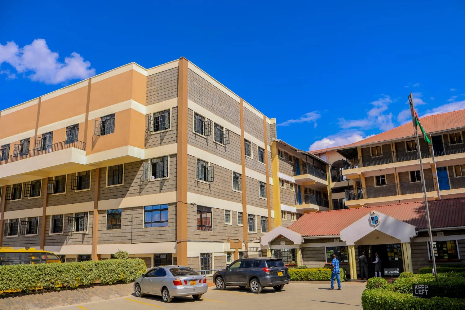 St. Christopher's Schools Nanyuki main school buildings and entrance
